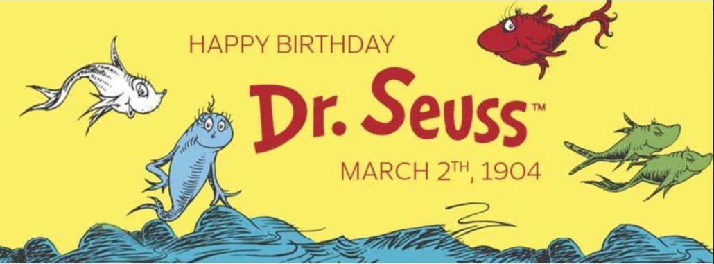Lice Clinics of America Northern IL shows their Dr. Seuss birthday banner