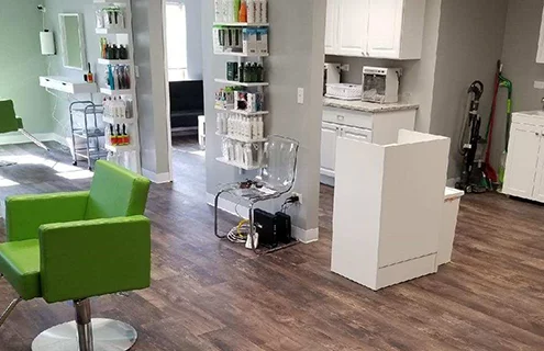 Inside the clinic at Lice Clinics of America Spring Grove location in Illinois